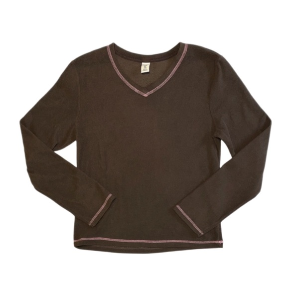 Old Navy Other - OLD NAVY Girl's Brown Long Sleeve Sweatshirt
